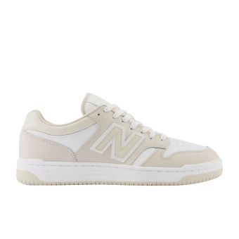 New Balance Unisex 480 in Timberwolf with White