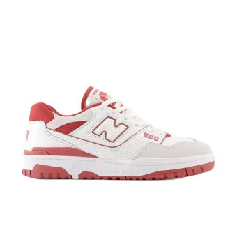 New Balance Men's 550 in White with astro dust