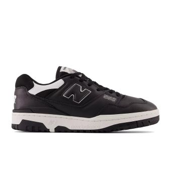 New Balance Men's BB550 in Black with white