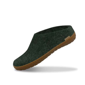 Glerups Slip-On with Natural Rubber Sole - Honey in Forest