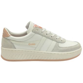 Gola Classics Women's Grandslam '88 Sneakers in White/White/Pearl Pink