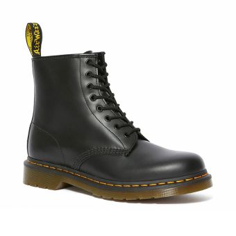 Dr. Martens 1460 Smooth Leather Lace Up Boots in Black Smooth