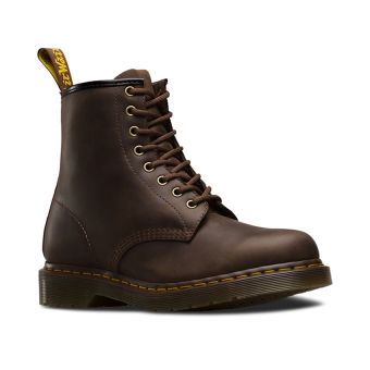 Dr. Martens 1460 Crazy Horse Leather Lace Up Boots in Gaucho Crazy Horse