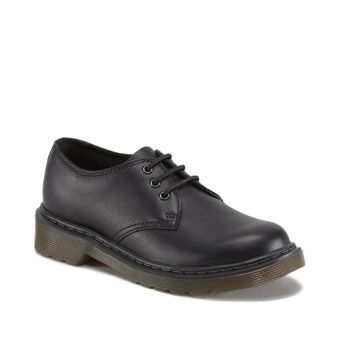 Dr. Martens Junior 1461 Leather Oxford Shoes in Black  Softy T