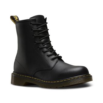 Dr. Martens Youth 1460 Softy T Leather Lace Up Boots in Black Softy T