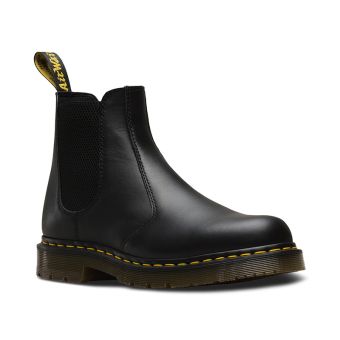 Dr. Martens 2976 Slip Resistant Leather Chelsea Boots in Black