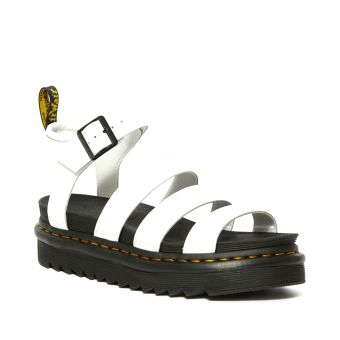 Dr. Martens Blaire Women's Hydro Leather Gladiator Sandals in White