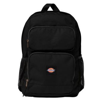 Dickies Double Pocket Backpack in Black