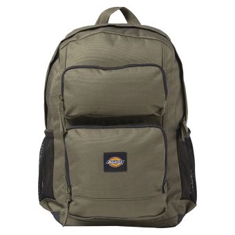 Dickies Double Pocket Backpack in Moss Green