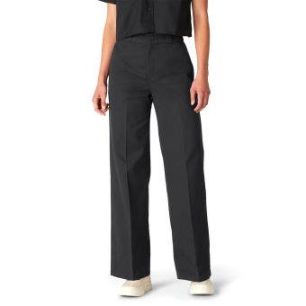 Dickies Womens Cropped Cargo Pant, Black - FPR50