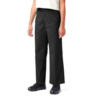 Dickies Women's Twill Cropped Pants - Regular in Rinsed Green Moss