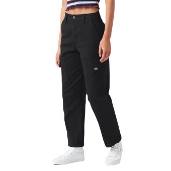 Dickies Pants: Women's Black FP321 BK Relaxed Fit Stretch Twill Work Pants