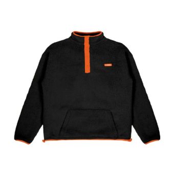 Le Cartel Futura Sherpa Jacket in Black