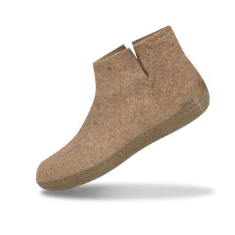 Glerups Boot with Leather Sole in Sand