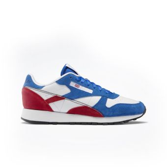 Reebok Classic Leather Make It Yours Shoes in Vector Blue / Vector Red / Ftwr White