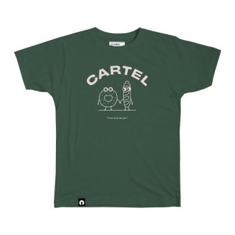 Le Cartel LOVE IS IN THE AIR Unisex T-shirt in Green
