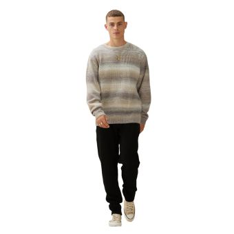 Kuwalla Gradient Knit Crew in Beige