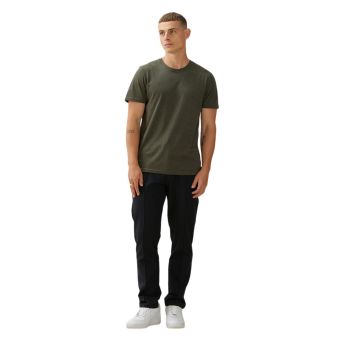 Kuwalla Eazy Split Tee in Dark Olive