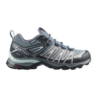 Salomon X Ultra Pioneer Climasalomon™ Waterproof Women's Hiking Shoes in Stormy Weather/Alloy/Yucca