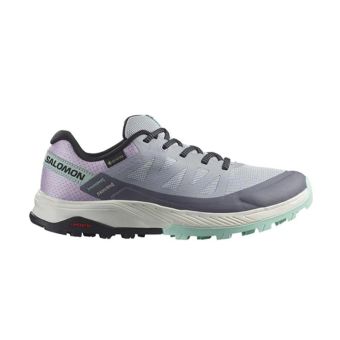 Salomon Outrise Gore-Tex Women's Shoes in Quarry/Orchid Bloom/Yucca