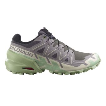 Salomon Speedcross 6 Women's Trail Running Shoes in Castlerock/Vanilla Ice/Smoke Green