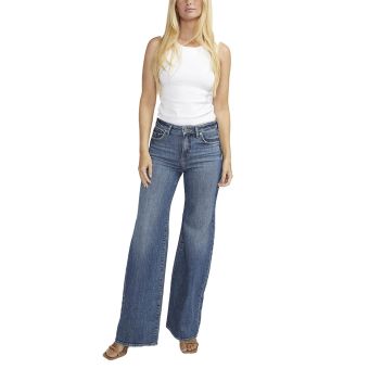 Silver Jeans Isbister High Rise Wide Leg Jeans in Indigo