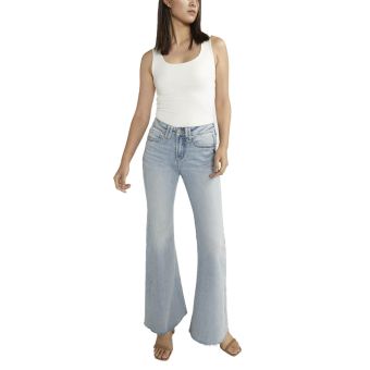 Silver Jeans Suki Mid Rise Flare Jeans in Indigo