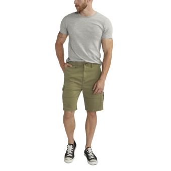 Silver Jeans Cargo Essential Twill Shorts in Olive