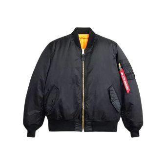 Alpha Industries MA-1 Bomber Jacket (Heritage) in Replica Blue 