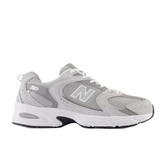 New Balance Unisex 530 in Raincloud with Shadow Grey and Silver Metallic