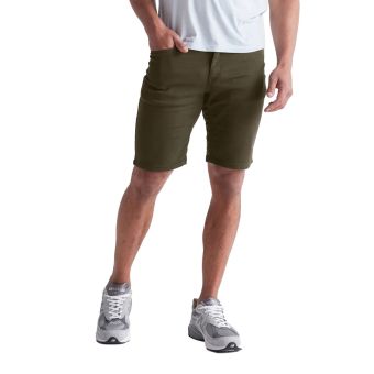 DU/ER No Sweat Short Relaxed in Army Green