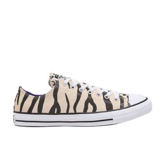 Twisted Archive Prints Chuck Taylor All Star Low Top in Driftwood/Black/Light Fawn
