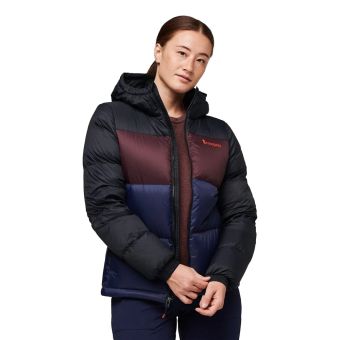 Cotopaxi Solazo Hooded Down Jacket - Women's in Black/Maritime