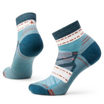 Smartwool Women's Hike Light Cushion Margarita Ankle Socks in Twilight Blue