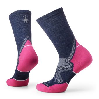 Smartwool Women's Run Cold Weather Targeted Cushion Crew Socks in Deep Navy