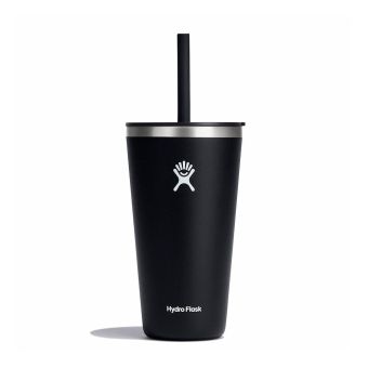 Hydro Flask 28 oz All Around™ Tumbler with Straw Lid in Black