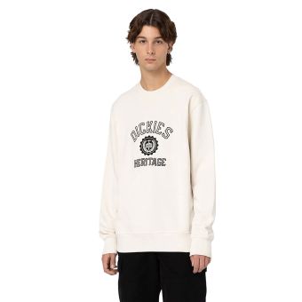 Dickies Oxford Graphic Sweatshirt in Stone Whitecap Gray
