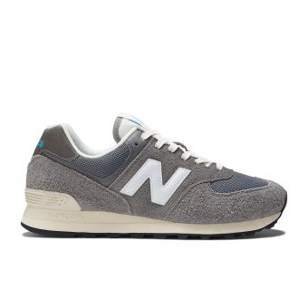 New Balance Unisex 574 in Grey with White
