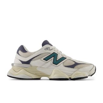 New Balance Unisex 9060 in Sea Salt with New Spruce and Dark Arctic Grey