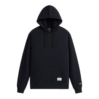 Alpha Industries Essential French Terry Hoodie in Black