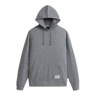 Alpha Industries Essential French Terry Hoodie in Medium Charcoal Heather