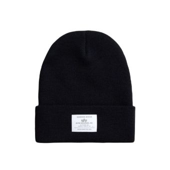 Alpha Industries Essential Beanie in Black