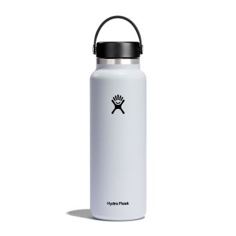Hydro Flask 40 oz Wide Mouth in White