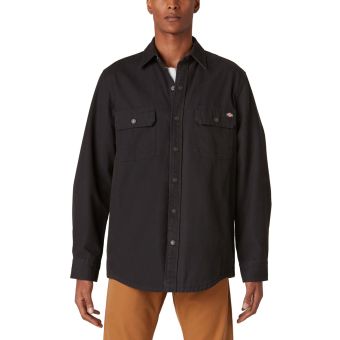 Dickies Stonewashed Duck Lined Chore Coat in Stonewashed Grape