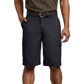 Dickies Men's FLEX Regular Fit Cargo Shorts, 11" in Black