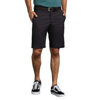 Dickies Men's Slim Fit Work Shorts, 11" in Black