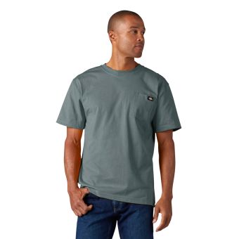 Dickies Short Sleeve Heavyweight T-Shirt in Smoke Blue