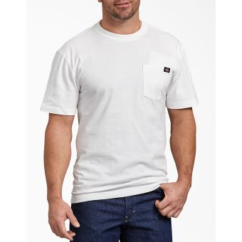 Dickies Men's Short Sleeve Heavyweight T-Shirt in White
