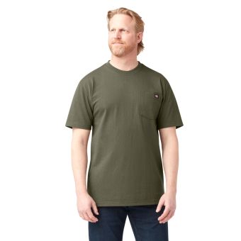 Dickies Short Sleeve Heavyweight T-Shirt in Military Green
