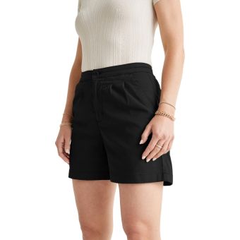 DU/ER Live Free Pleated Short in Black